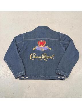 Y2K Crown Royal Racing "Be A Champion" Denim Jacket